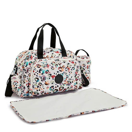 Kipling Camama Printed Diaper Bag Tassen Wit | BE 1252ZU